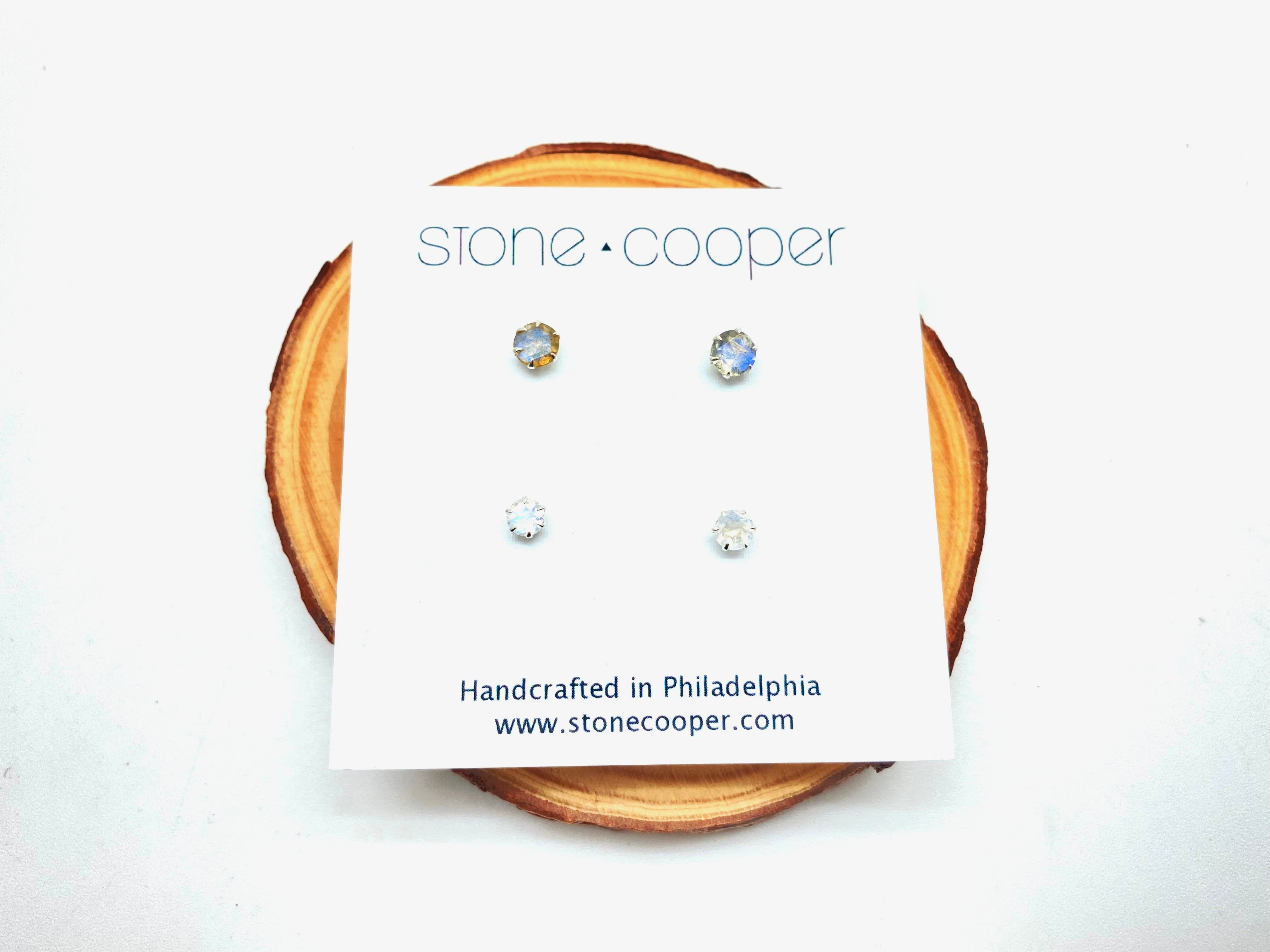 Aura Stud Set - Stone Cooper