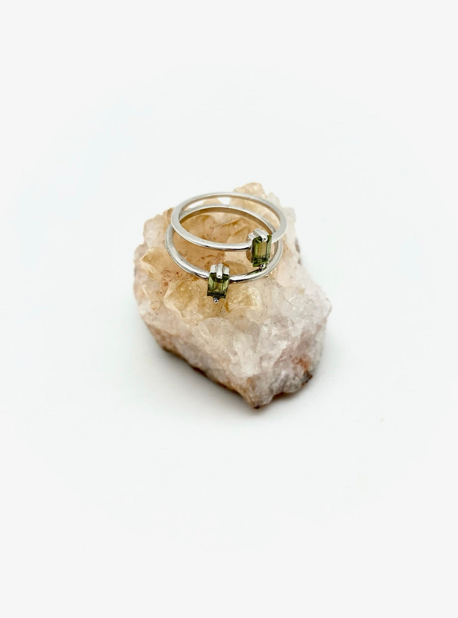 Peridot Forest Stacker Ring - Stone Cooper