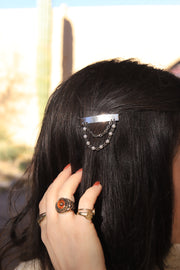 Beachcomber Pearl Hair Clips - Stone Cooper