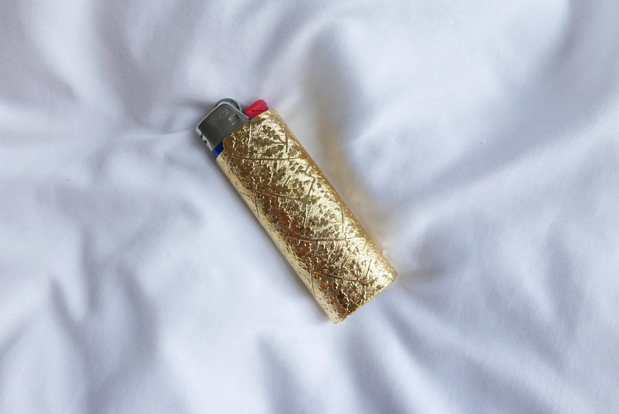 Edie Vintage Lighter Case - Stone Cooper