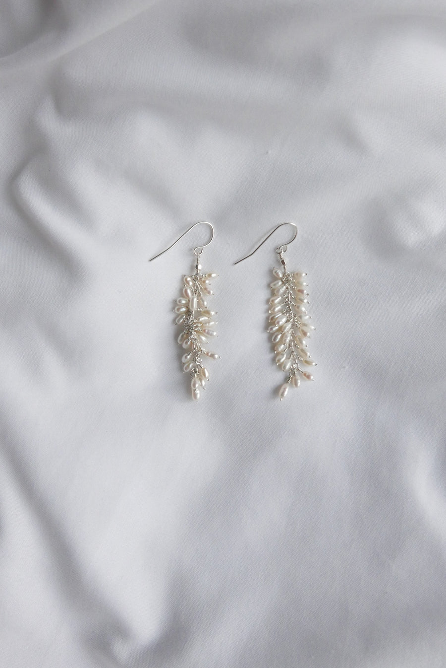 Pearl Fringe Earrings - Stone Cooper