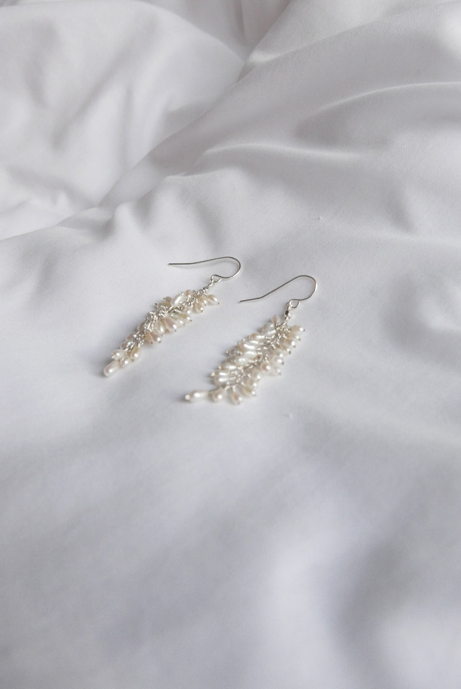 Pearl Fringe Earrings - Stone Cooper