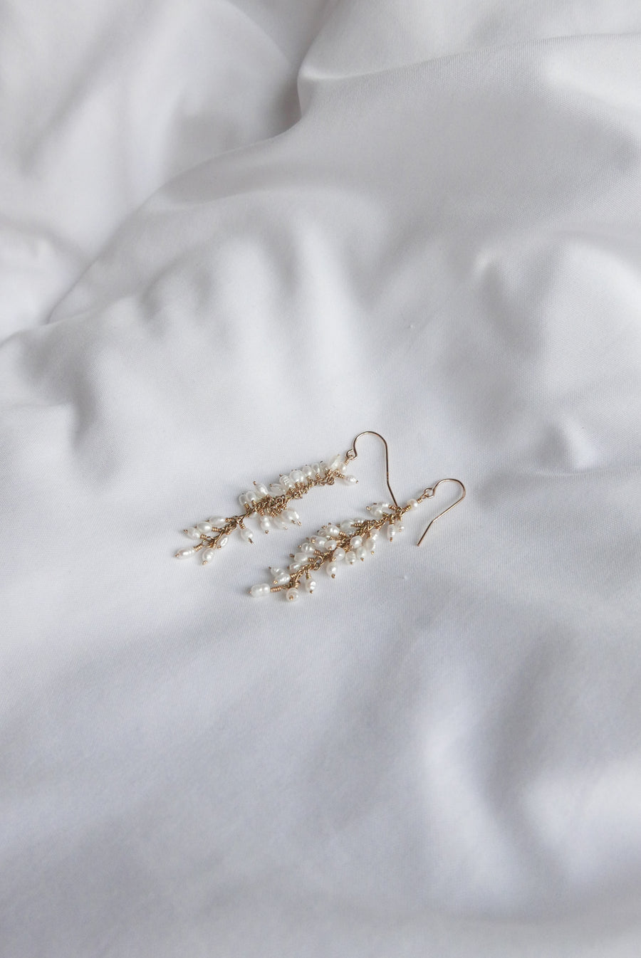 Pearl Fringe Earrings - Stone Cooper