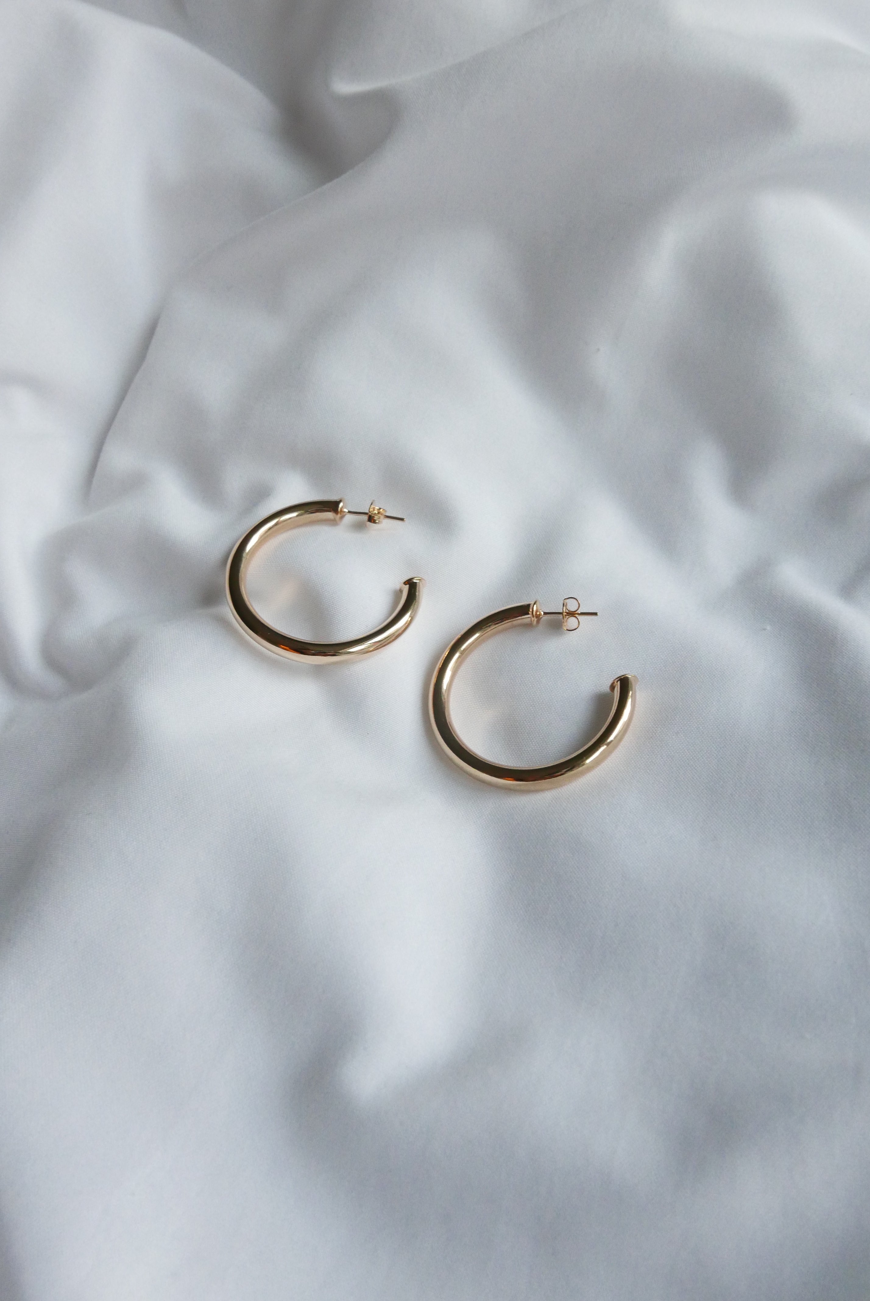 Gold Wrangler Hoops - Stone Cooper