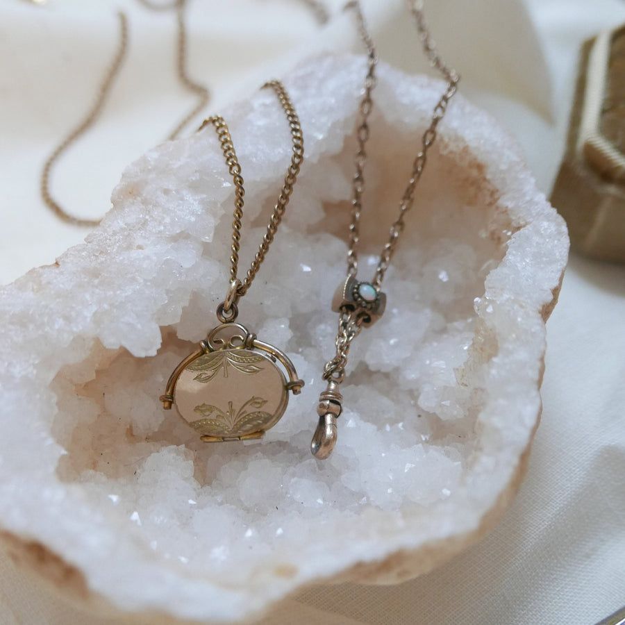 Julia Opal Slide Lorgnette Chain - Stone Cooper