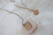 Victorian Square Locket - Stone Cooper