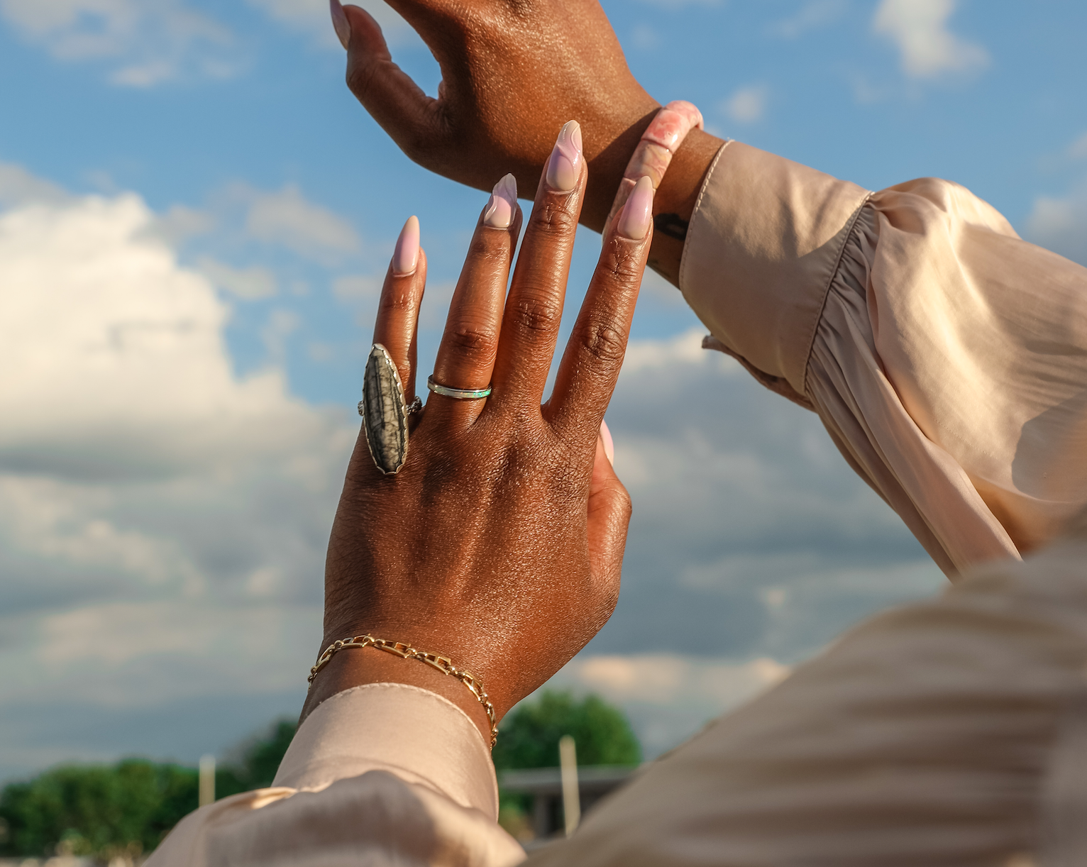 Opal Sleet Ring - Stone Cooper