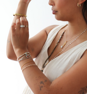 Keren Turquoise & Coral Cuff - Stone Cooper