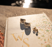 Silver Wicker Hoops - Stone Cooper