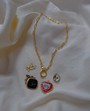 Gold Filled Chain Charm Holder - Stone Cooper