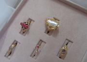 14K Baroque Pearl and Diamond Ring (4.5) - Stone Cooper