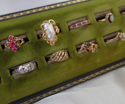 10K Vintage Shrimp Dome Ring (5.5) - Stone Cooper