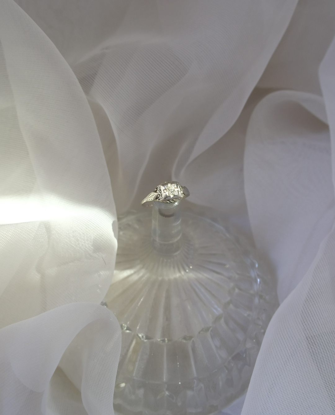 Antique 18K Deco Diamond Engagement Ring (5.5) - Stone Cooper