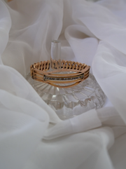 Antique Expansion Bracelet with Gemstones - Stone Cooper