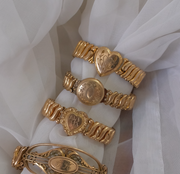 Darcy Antique Sweetheart Expansion Bracelet - Stone Cooper