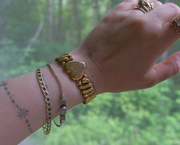 Darcy Antique Sweetheart Expansion Bracelet - Stone Cooper