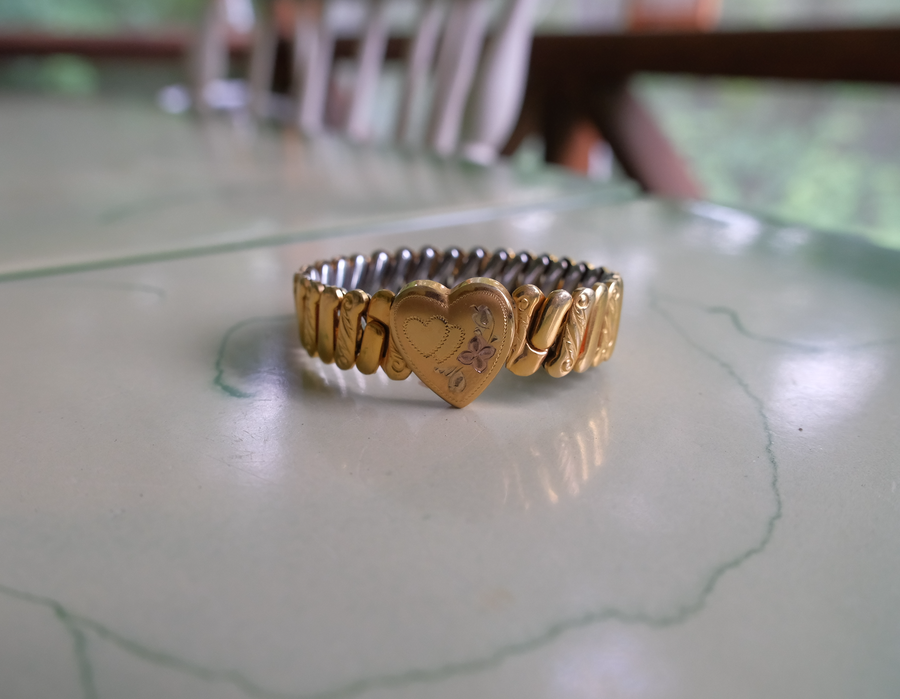 Bettyanne Antique Sweetheart Expansion Bracelet (12K GF) - Stone Cooper
