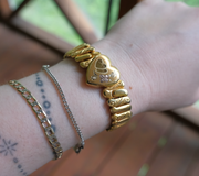 Bettyanne Antique Sweetheart Expansion Bracelet (12K GF) - Stone Cooper
