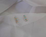 Opal Selah Stud-Hoop Earrings (14K) - Stone Cooper