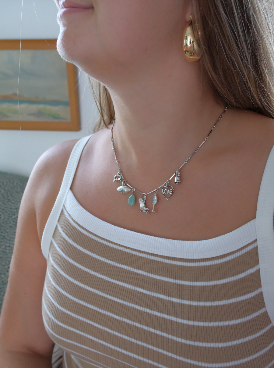 Brotherly Love Charm Necklace - Stone Cooper