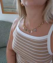 Bird Gang Charm Necklace - Stone Cooper