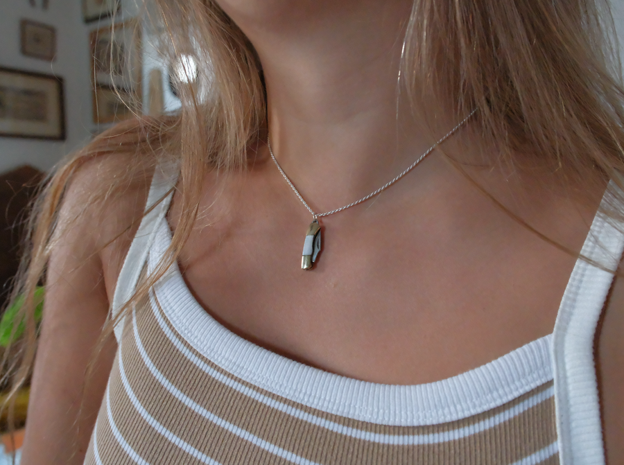 Good-Luck Green Claw Knife - Stone Cooper