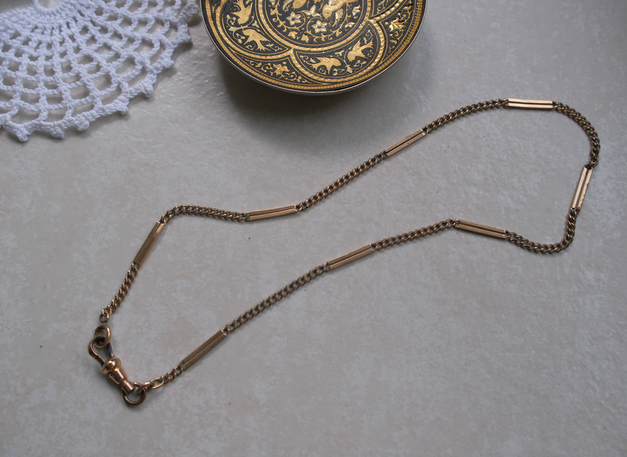 Nancy Gold-filled Watch Chain Necklace - Stone Cooper