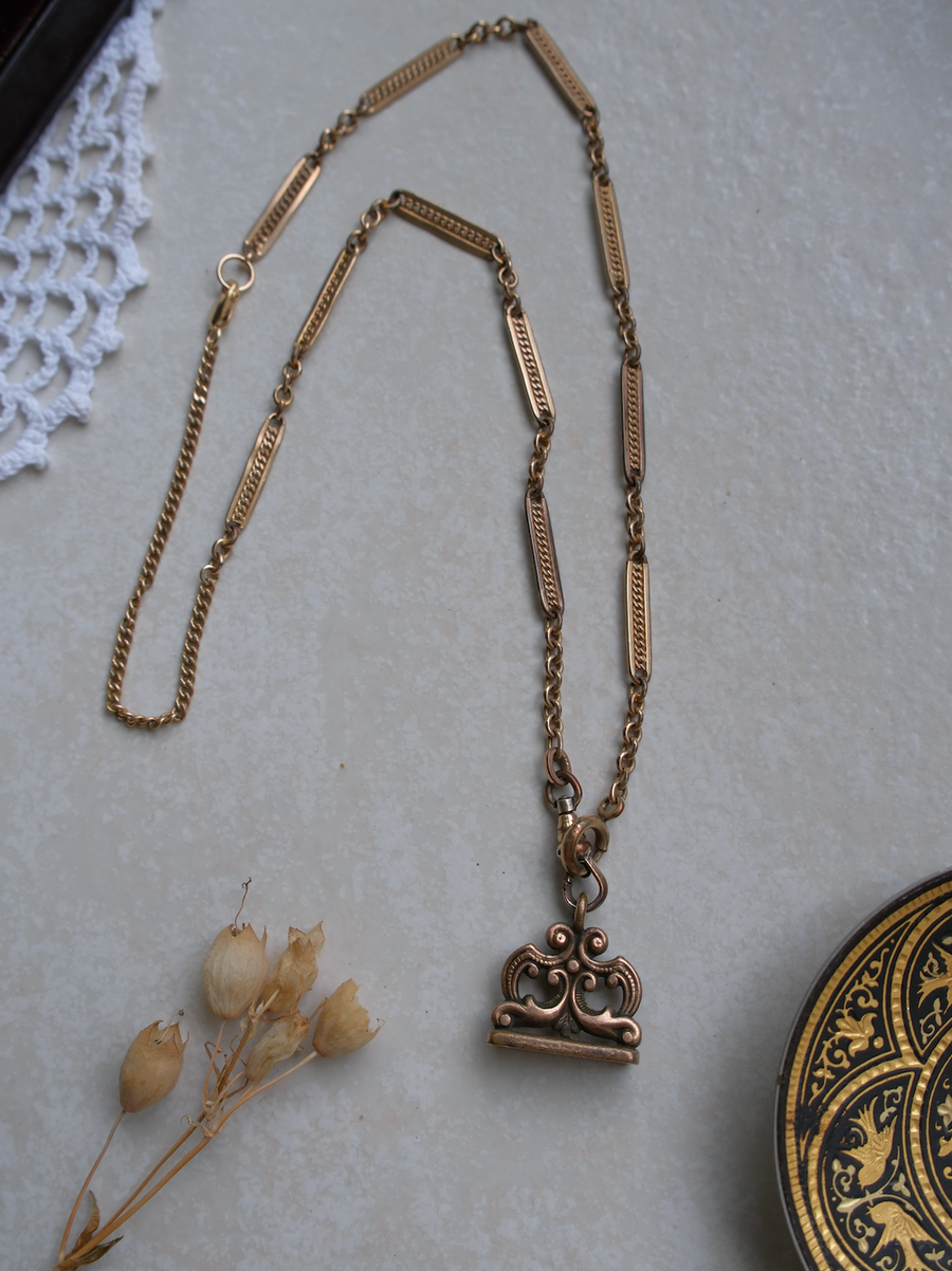 Winnie Victorian Fob, Watch Chain Necklace - Stone Cooper