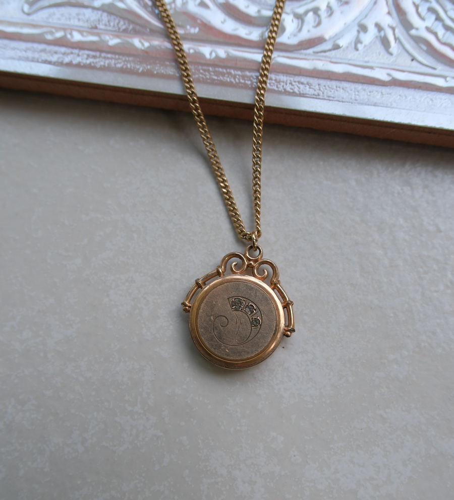 Dorothy Gold-Filled Crystal Fob Necklace - Stone Cooper