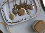 E.A.Y. Gold-Filled Flower Locket - Stone Cooper
