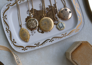 Elka Two-Toned Pentagon Locket - Stone Cooper