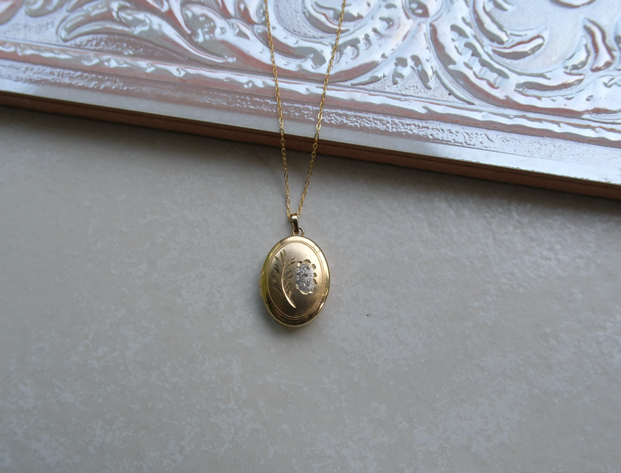 Blooma Gold-Filled Flower Locket - Stone Cooper