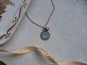 1898 Sterling Love Token Fish Necklace - Stone Cooper