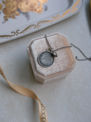 1898 Sterling Love Token Fish Necklace - Stone Cooper