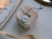 1898 Sterling Love Token Fish Necklace - Stone Cooper