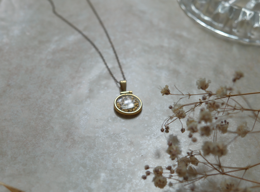 Gold-Filled 24K Gold Nugget Necklace - Stone Cooper