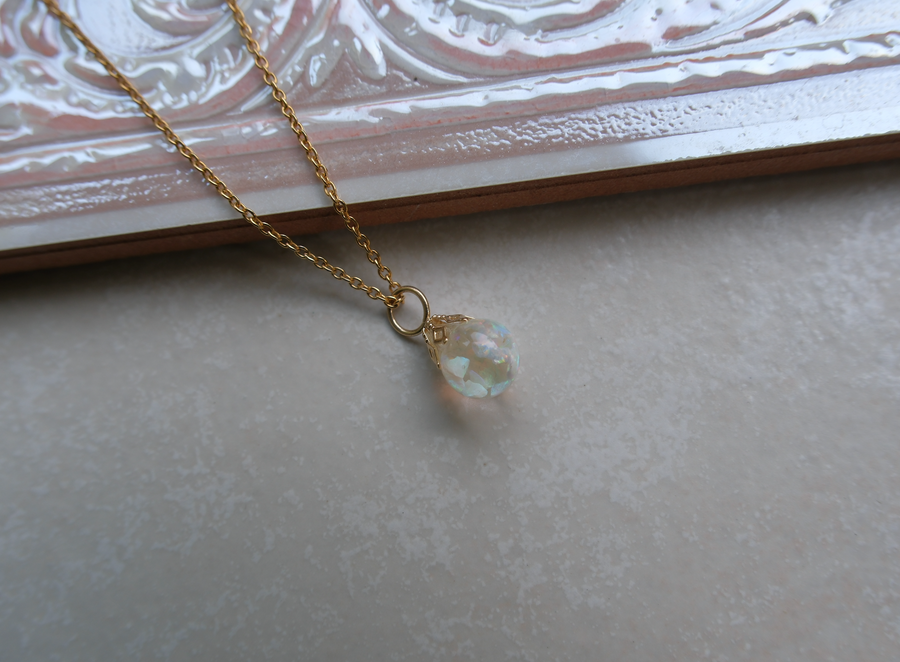 Joy Floating Opal Necklace - Stone Cooper
