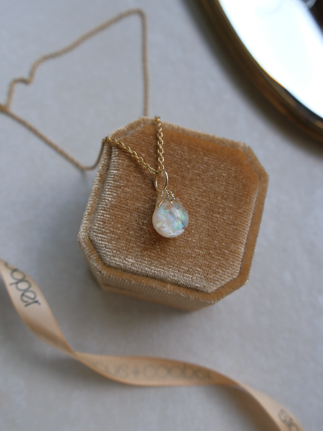 Joy Floating Opal Necklace - Stone Cooper