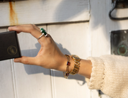 Viola Amethyst Gold Filled Bracelet - Stone Cooper