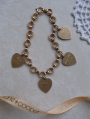 Carol Gold-Filled Birthstone Heart Bracelet - Stone Cooper