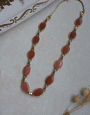 Simon Gold-filled Goldstone Necklace - Stone Cooper