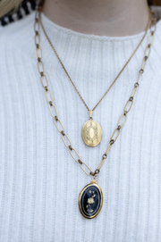 Frances Gold-Filled Oval Locket - Stone Cooper