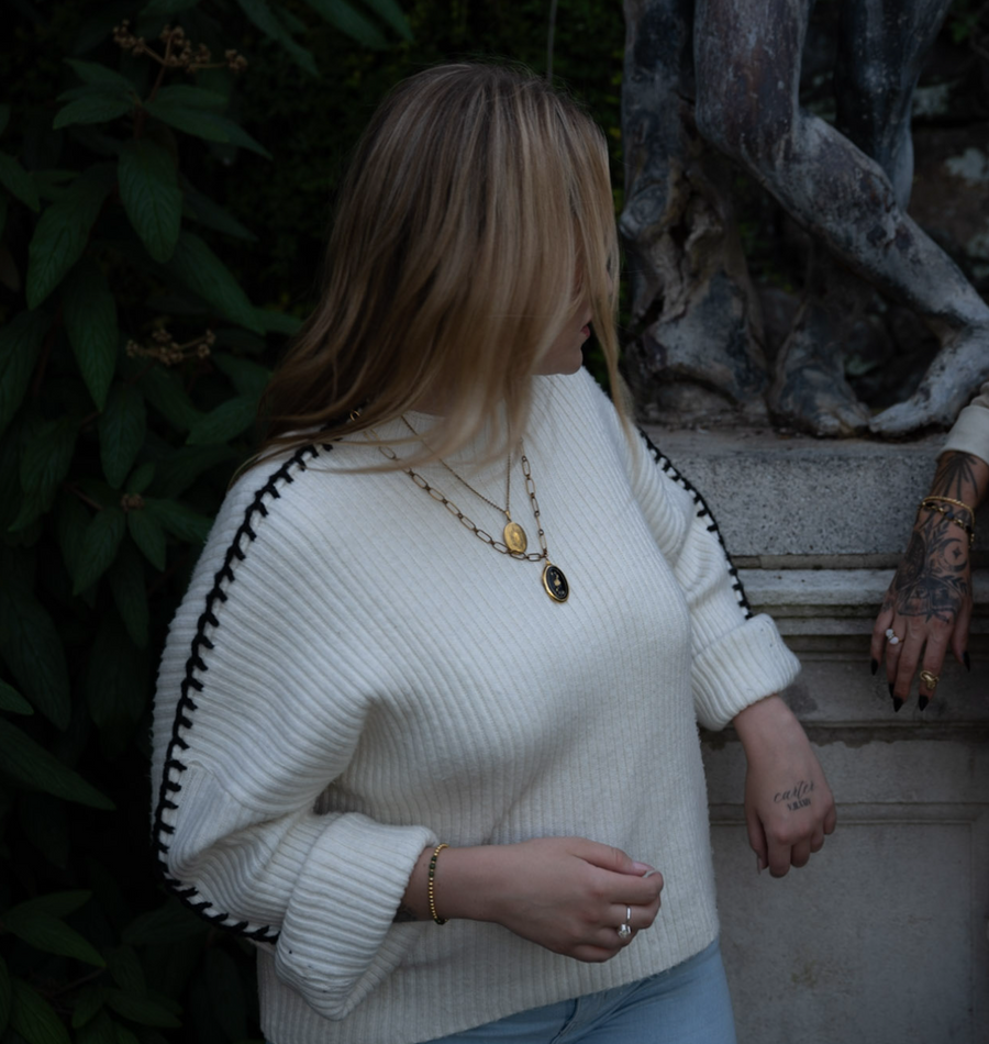 Frances Gold-Filled Oval Locket - Stone Cooper