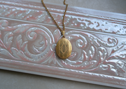 Frances Gold-Filled Oval Locket - Stone Cooper