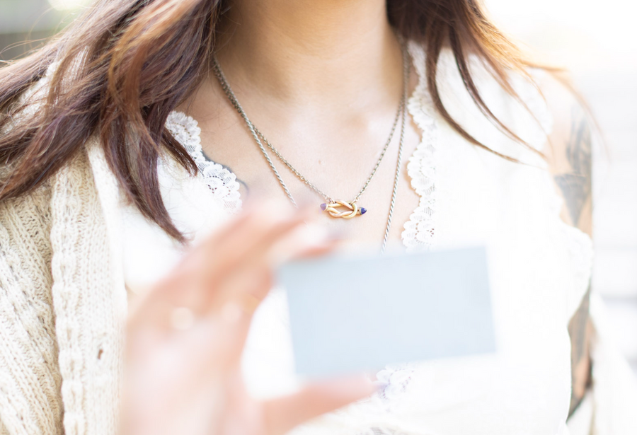 Taddy Knot Necklace - Stone Cooper