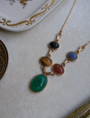Layla Gold-Filled Scarab Lariat - Stone Cooper