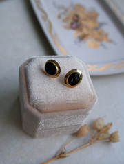 Onyx Ruthie 14K Studs - Stone Cooper