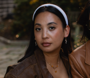 14K Doris Pearl Dangle Earrings - Stone Cooper