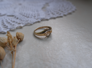 10K Diamond 'LOVE' Ring (7.5) - Stone Cooper