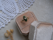 10K Jade Diamond Estate Ring (6.75) - Stone Cooper